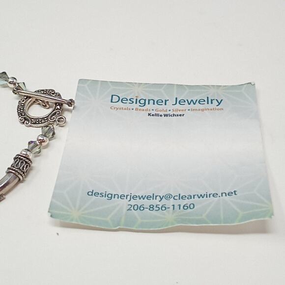 Kellie Wichser Women's Silver 3 Bead Bracelet - Picture 10 of 11